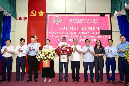 Hội Nông dân xã Đức Thịnh gặp mặt kỷ niệm 96 năm Ngày thành lập Hội Nông dân Việt Nam