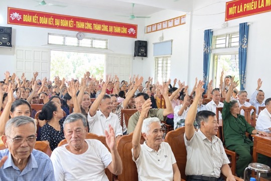Đức Thịnh: 21 thôn hoàn thành bầu Trưởng thôn nhiệm kỳ 2025 - 2030