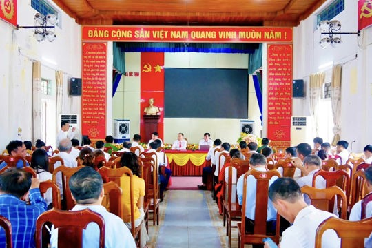 Đức Thịnh quán triệt công tác rà soát, hỗ trợ khắc phục hậu quả bảo lụt, tập trung chỉ đạo sản xuất vụ hè thu năm 2026