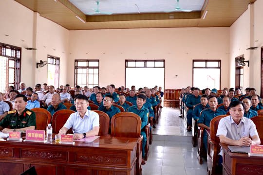 Đức Thịnh sơ kết công tác quân sự, quốc phòng 6 tháng đầu năm 2026 