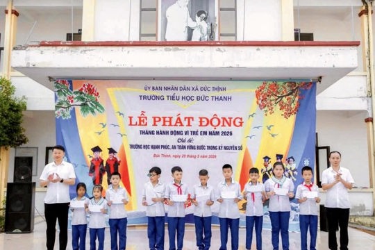 Đức Thịnh phát động tháng hành động vì trẻ em năm 2026 - chung tay vì một thế hệ tương lai hạnh phúc