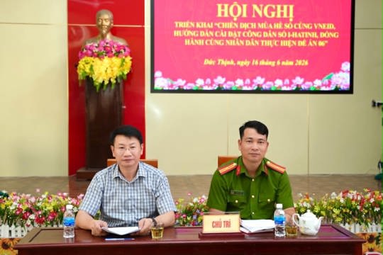 Đức Thịnh phát động “Chiến dịch mùa hè số”: Đưa VNeID và công dân số đến từng người dân 
