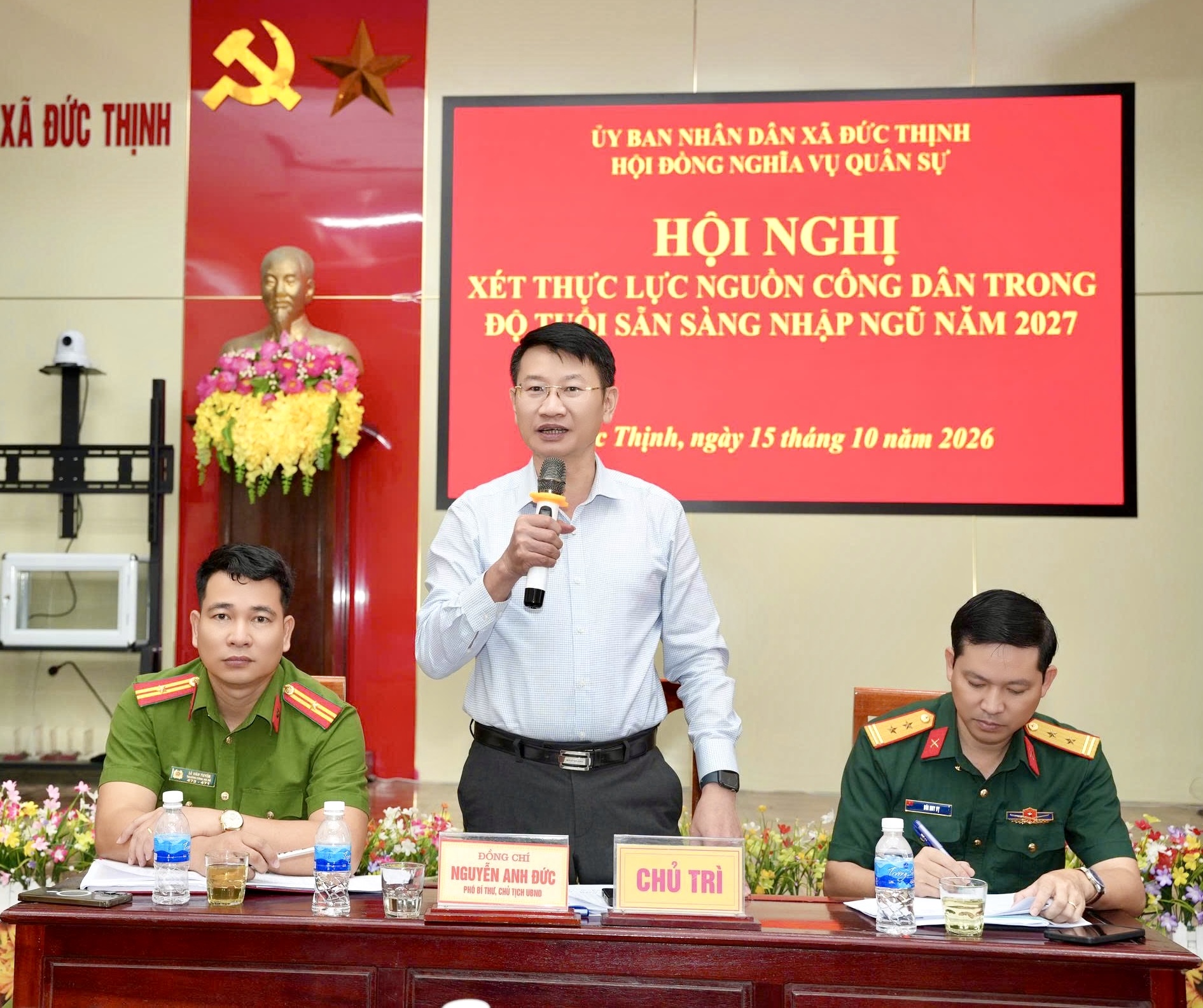 Đức Thịnh chủ động rà soát, xét duyệt nguồn công dân sẵn sàng nhập ngũ năm 2027