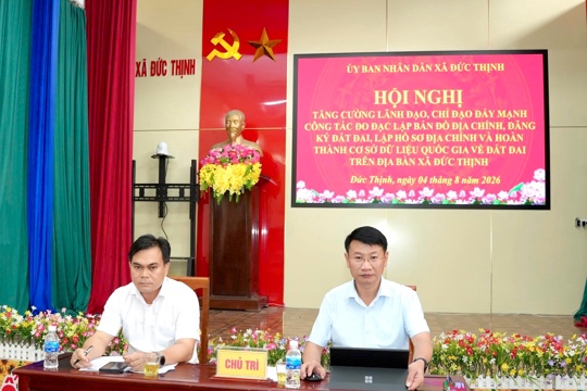 Đức Thịnh quyết liệt hoàn thiện cơ sở dữ liệu đất đai, hướng tới quản lý hiện đại, minh bạch