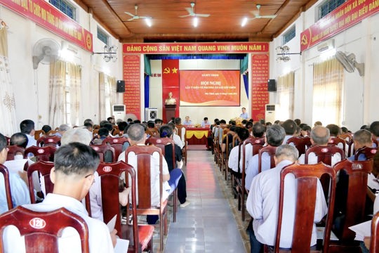 Đức Thịnh lấy ý kiến thống nhất phương án sắp xếp thôn - hướng tới bộ máy tinh gọn, hiệu quả