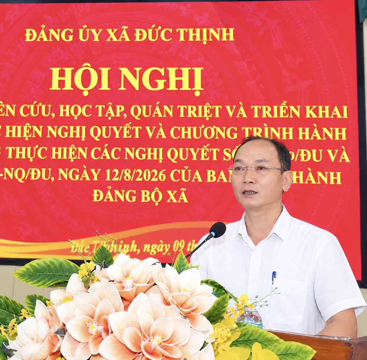Đức Thịnh quán triệt 2 nghị quyết chuyên đề, tạo động lực phát triển kinh tế - xã hội 