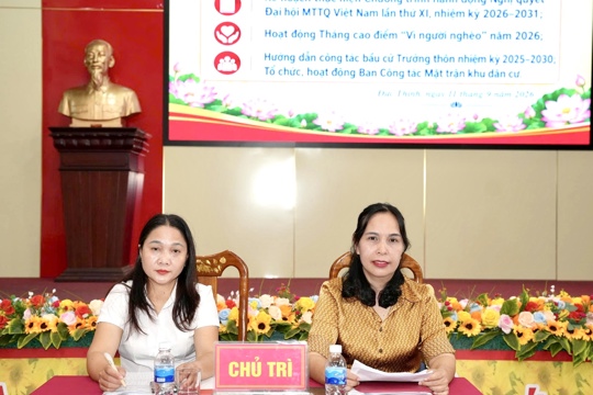 MTTQ Đức Thịnh cụ thể hóa nhiệm vụ, nâng cao hiệu quả hoạt động từ cơ sở.  