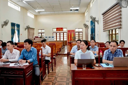 UBND xã Đức Thịnh triển khai nhiệm vụ lấy ý kiến Nhân dân về Đề án sắp xếp thôn